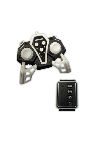 Ctoys 360 Derece Dönen Şarjlı Uzaktan Kumandalı Saatli Araç Kırmızı G132a Çok Renkli