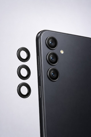 Samsung A24 Uyumlu Arka Kamera Koruyucu+ Full Ekran Koruyucu Seti Si Yah