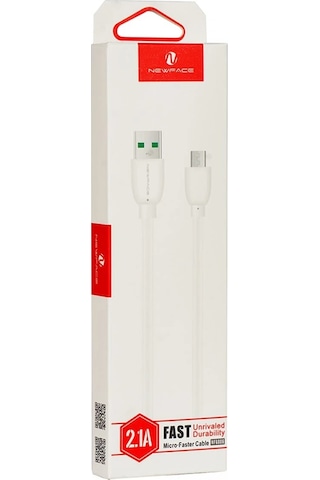 Ilkeshop Newface Nf6006 Micro Usb Kablo - Beyaz