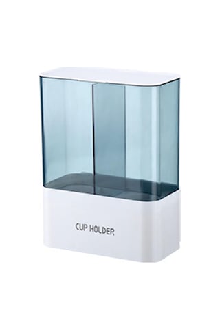 Qingmipy Duvar Montlu Otomatik Bardak Alıcı - Tek Kullanımlık Bardak Rafı, Ev İçin Pratik Su Bardak Tutucu, Beyaz Diğer