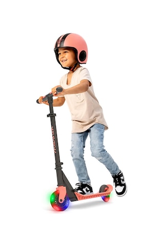 Chillafish Flexxi Glow Işıklı Katlanabilir 2 Tekerlekli Scooter - Flamingo 04 Turuncu