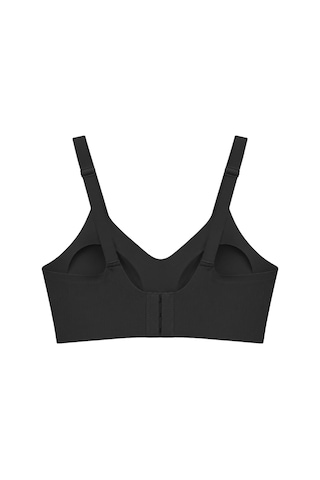 Cottonill Seamless Bra - Mavelle Siyah Lazer Kesim Klipsli Ve Çıtçıtlı Önü Açılabilir Emzirme Sütyeni