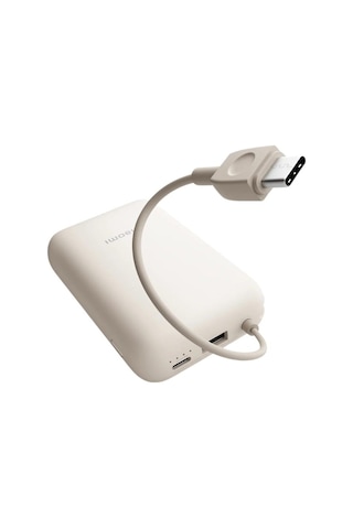 Xiaomi 10000 Mah Dahili Kablolu Powerbank Type-c Beyaz