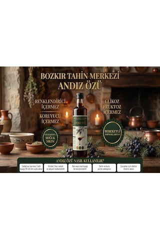 Bozkır Tahin Merkezi Soğuk Pres Andız Özü 700 G