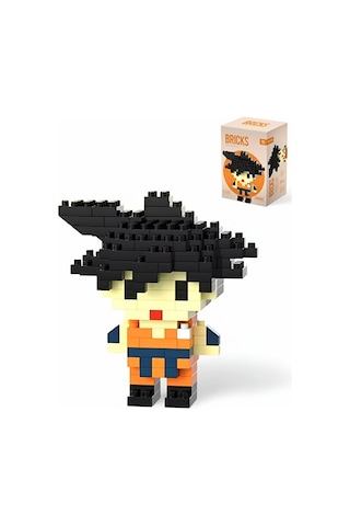 Brıcks Goku Yapı Blok Figür 155 Parça Dragon Ball Mini Brick Ko