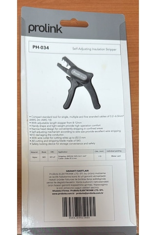 Prolink Ph-034 Kablo Soyucu Kesici