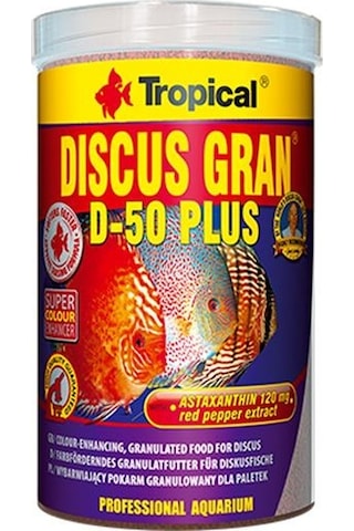 Tropical Discus Gran D 50 Plus 250gr Kovadan Bölme