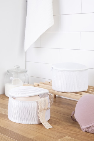 Ocean Home Textile Beyaz Renk İç Çamaşırı Yıkama Filesi 20 x 10 cm