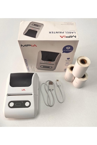 Mpia P1 Etiket Yazıcısı Termal Kablosuz Eleph-label App Android İos