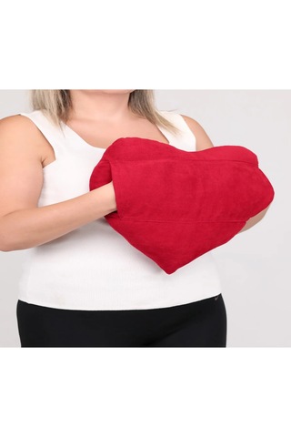 Ozclife Premium Cepli Kalp Yastığı - Kırmızı