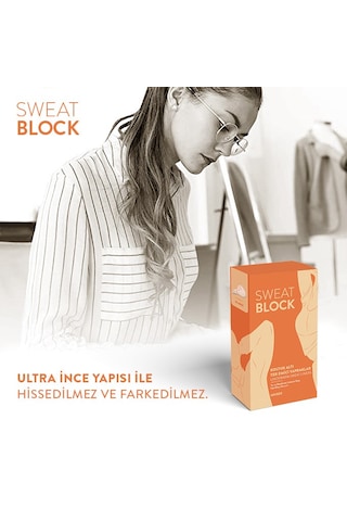 Sweat Block Koltuk Altı Ter Emici Yaprak Ped 3 x 10'lu