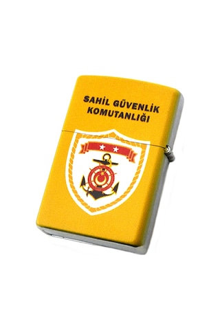Sahil Güvelik Komutanlığı Baskılı Çakmak Açık Renk