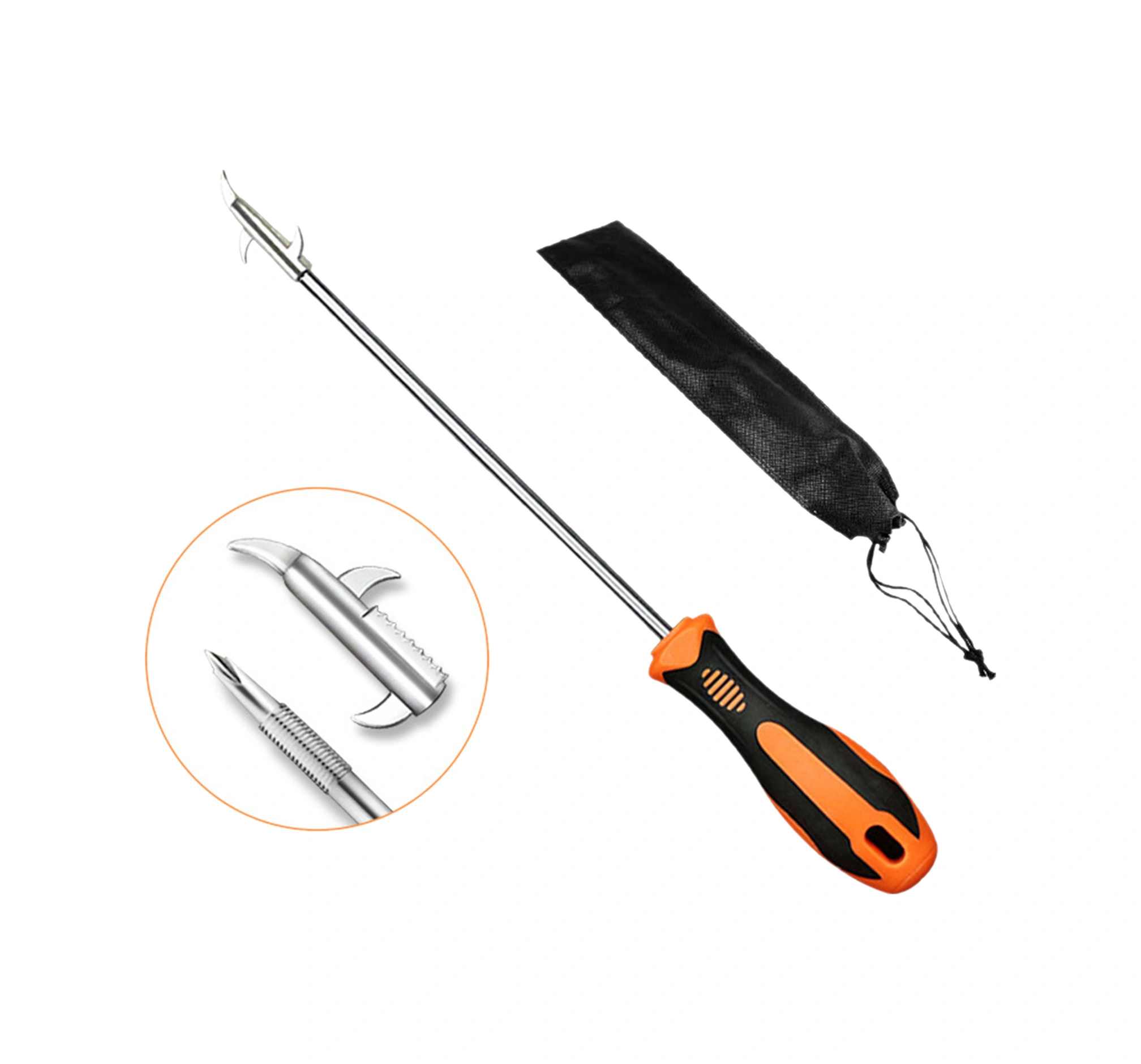 Neevoyu Taş Ve Çakıl Temizleyici Araç, 3 Yönlü Zincirli Kanca, Çapraz Tornavida İle Kombine, Taşınabilir Lastik Bakım Aleti