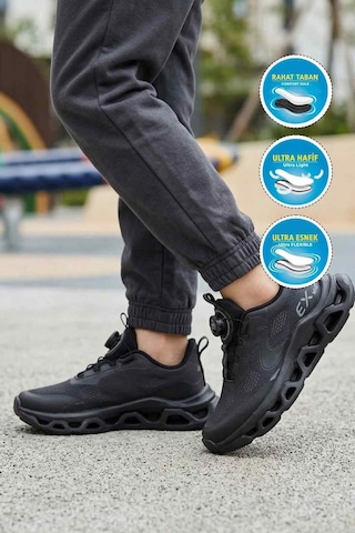 Tuğba Ortopedi Bsf1010 Çocuk Rahat Sneaker Siyah