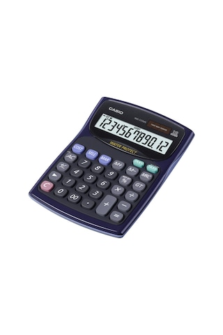 Casio WD-220MS-BU Masaüstü Suya ve Toza Dayanıklı 12 Hane Hesap Makinesi