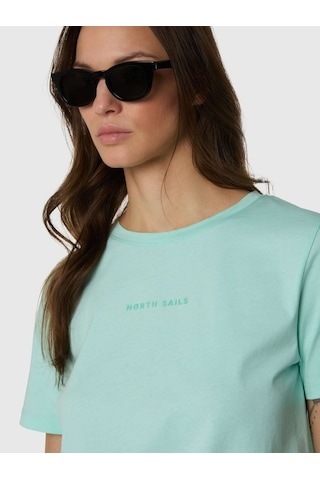 North Sails Kısa Kollu Kadın T-shirt-33529 Açık Yeşil