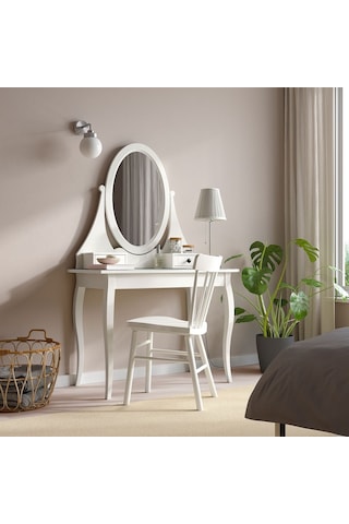 Makyaj Masası, Beyaz, 100x50 Cm Beyaz