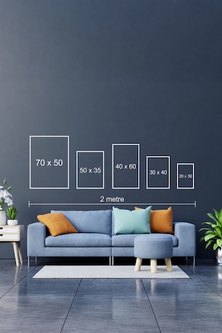 Beyaz Ahşap Çerçeveli 3'lü Set Tablo Huhu147