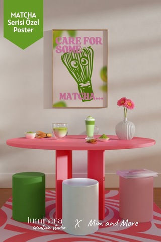 Mim And More X Luminara Studio Care For Some Matcha Poster