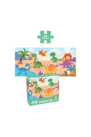 2adet 60 Parça - Unıcorn Dream Unıcorn Rüyası Ve 36 Parça - Dınosaurs World Dinozorların Dünyası