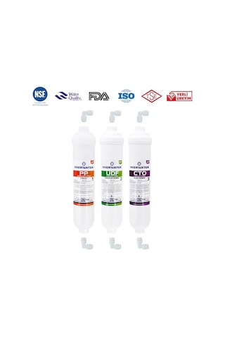 Kapalı Kasa Su Arıtma Cihazı Filtresi 3 Lü Filtre Seti Membransız