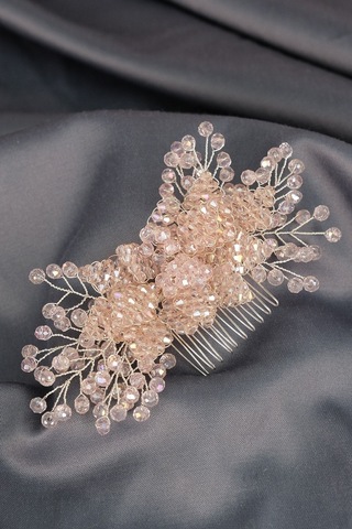 FdayAksesuar Gelinlere Özel Rigel Boncuklu Taraklı Toka Gelin Aksesuarı FRDY31512