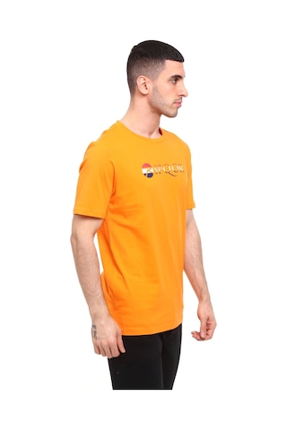 R.Spqor Raru S.p.q.o.r Erkek Pamuk T-shirt Arve Oranj Oranj