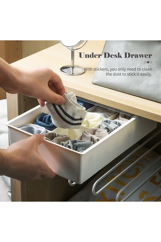 Hangfox 15 Bölmeli Camurlu Çekmeceli Çorap Altıçak Saklama Kutusu - Şeffaf Ps/pp Materyal, İzi Olmayan Yapıştırıcı İle Ev Ofis Depolama Gereci Şeffaf