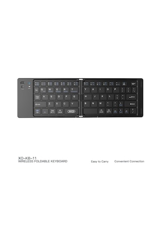 Kb-11 Çoklu Sistem Uyumlu Kablosuz Katlanır Klavye İos, Android, Windows, Mac