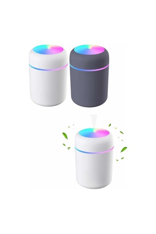 Northcity Rgb Işıklı Ultrasonik Ledli Hava Nemlendirici - Sessiz, Taşınabilir Ve Akıllı Nem Kontrolü
