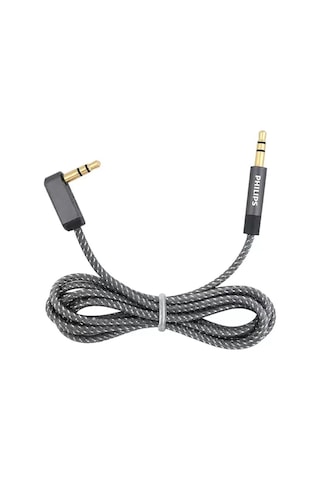 Sh Philips Swr2114f/93 3.5mm Aux Ses Kablosu 1.5 Metre L Tipi Konnektör Örgülü Zırhlı Najmaddin