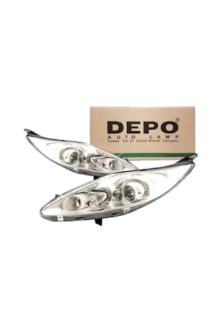 FORD FİESTA DEPO SAĞ FAR BEYAZ ZEMİN MERCEKLİ 8A61 13W029 CH