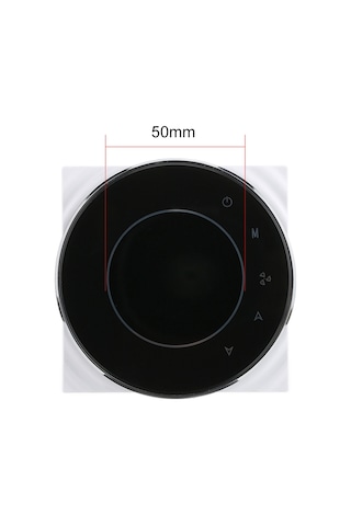 Ruicoo "bac-5000-2 4 Borulu Merkezi Klima Dokunmatik Termostat - Enerji Tasarruflu Fan Kontrol Paneli Şampanya "
