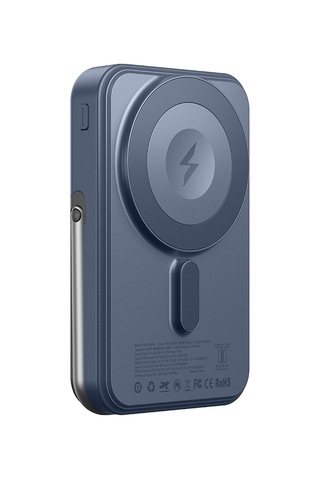 Amazingthing Thunder Go Akıllı Saat Şarj Özellikli Pd 22.5w Wireless Powerbank 15w 10000mah Mavi