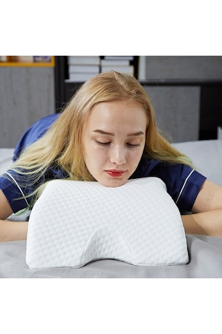 Visco Kavisli Yastık Ortopedik Kol ve Boyun Ağrısı için Birebir