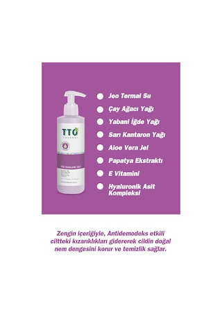 Tto Yağlı ve Karma Ciltler için Yüz Temizleme Jeli 2 x 200 ML