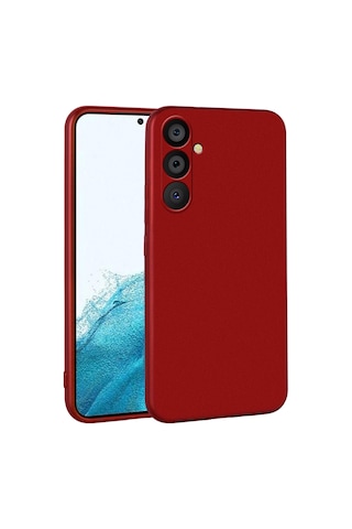 Zore Samsung Galaxy Uyumlu A54 Kılıf Omsy Premier Silikon Kapak - Saks Mavi