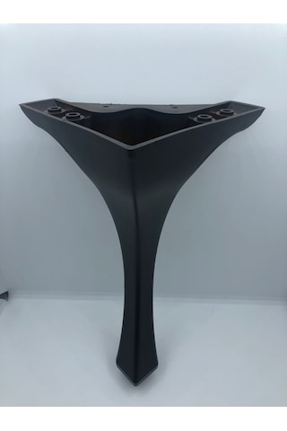 Lükens 28x16x16 Cm Siyah Plastik Puf-sehpa Ayağı 4 Adet