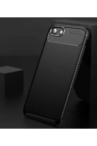 Goocamp Apple iPhone Se 2022 Uyumlu Negro Silikon Kılıf-kahverengi Kahverengi