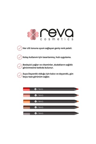 Kremsi Yapıda Dolgunlaştırıcı Bordo Dudak Kalemi & Plumping Lip Liner Crimson No:635