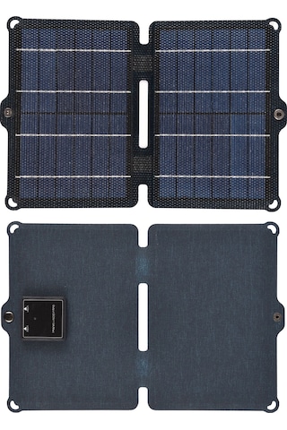 Hfambition 5v 8w Çift Usb Çıkışlı Çift Katlı Güneş Paneli - Polikristal Güneş Şarj Cihazı 175x130x15mm