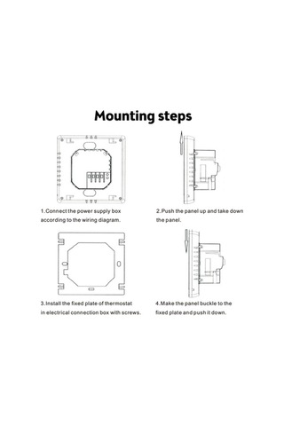 Pazly Wifi Akıllı Termostat 5+2 Programlanabilir 3a Su Isıtma Tuya Ses Kontrolü