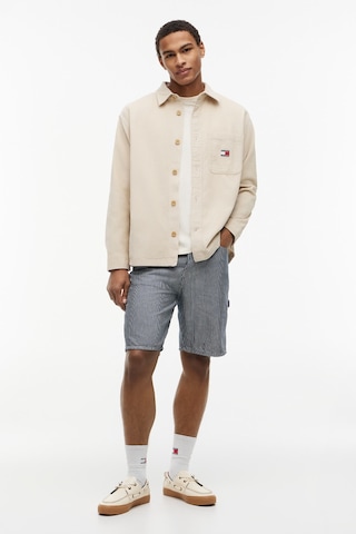 Tommy Hilfiger Tjm Brıck Cord Overshırt Ext Erkek Bej Gömlek - Dm0dm21698
