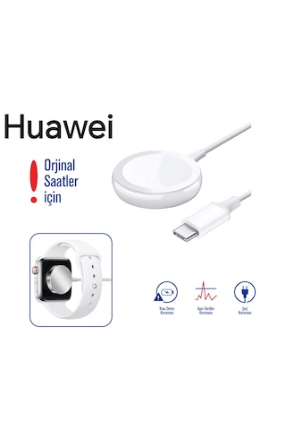 E-kervan Huawei Watch Serisi Manyetik Saat Şarjı Type-c Girişli Huawei Watch Saatler İçindir Wth-30