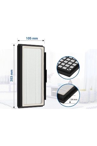 Bosch Bsgl5 İle Uyumlu Siemens Vsq8 Süpürge Hepa Filtre