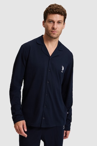 U.S. Polo Assn. Erkek Lacivert Pijama Takımı 50333265 Vr033