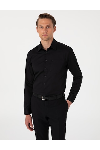 Pierre Cardin Erkek Siyah Gömlek Basic 50302972-vr046 Siyah