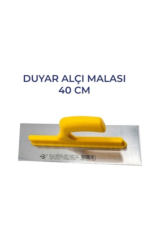 Duyar Alçı Malası Paslanmaz Çelik 30 Cm Plastik Saplı