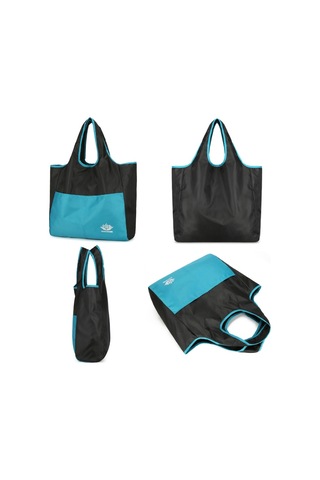 Vanaheimr Tote Omuz Çantası Su Geçirmez Katlanır Seyahat Çantası Mavi