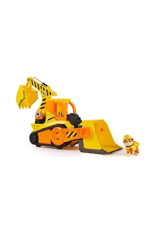 Spin Master Paw Patrol Sesli Ve Işıklı Rubble Crew Deluxe Buldozer 40 Cm Renkli